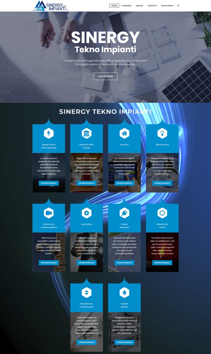 Sinergy Tekno Impianti - Impianti elettrici e meccanici civili e industriali